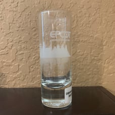 Walt Disney world Epcot etched world showcase shooter shot glass