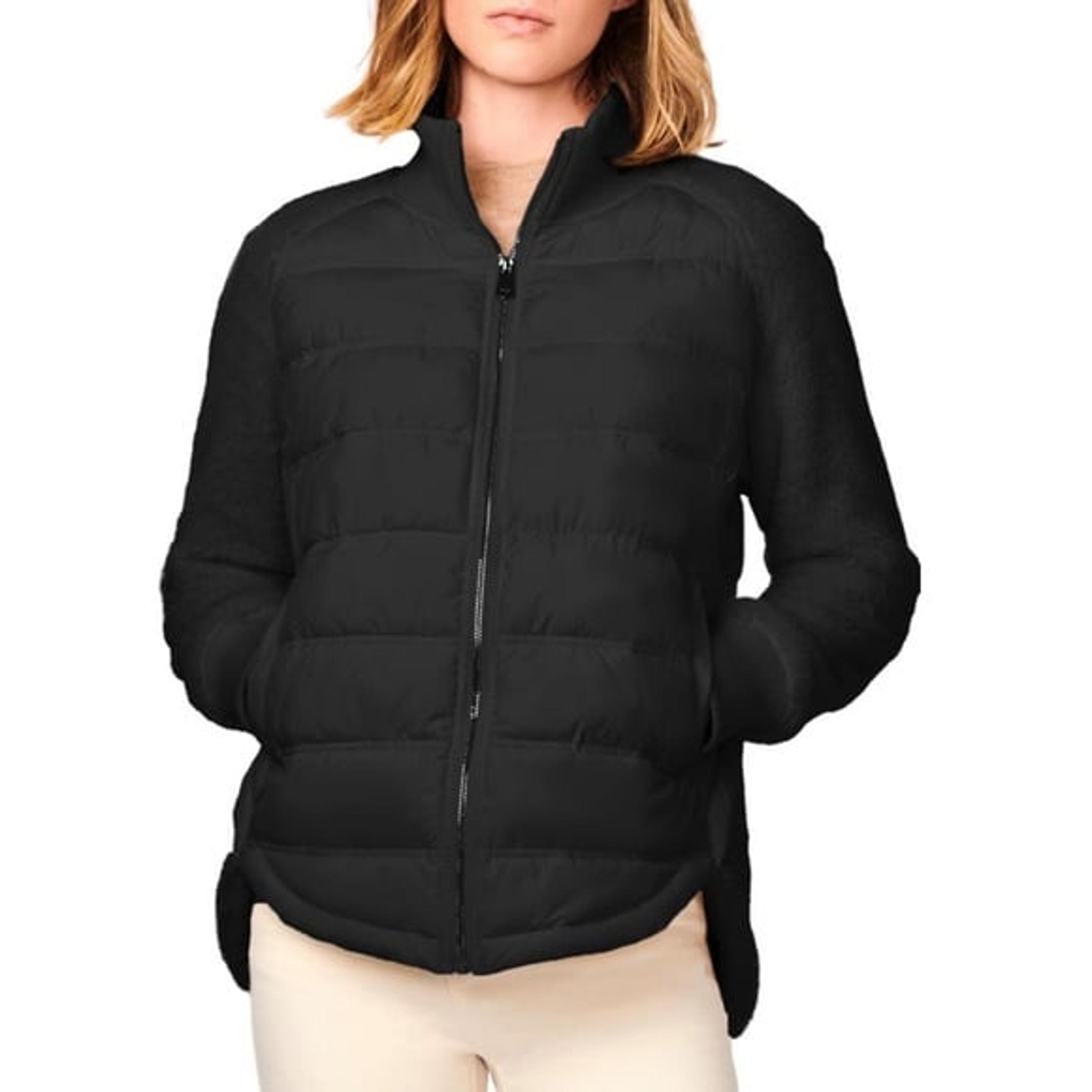 Bernardo Mixed Media Puffer Jacket In Black Color - New With Tag - Reemoly