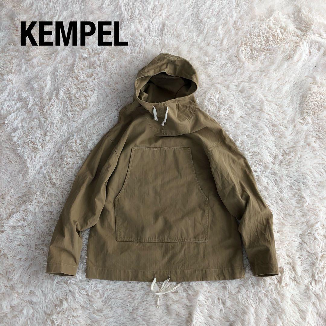 KEMPEL Kempel Anorak Parka Pullover Hoodie Cotton Beige 48