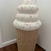 NWT XL wicker ice cream cone laundry toy basket Homegoods Marshall’s TJ Maxx