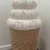 NWT XL wicker ice cream cone laundry toy basket Homegoods Marshall’s TJ Maxx