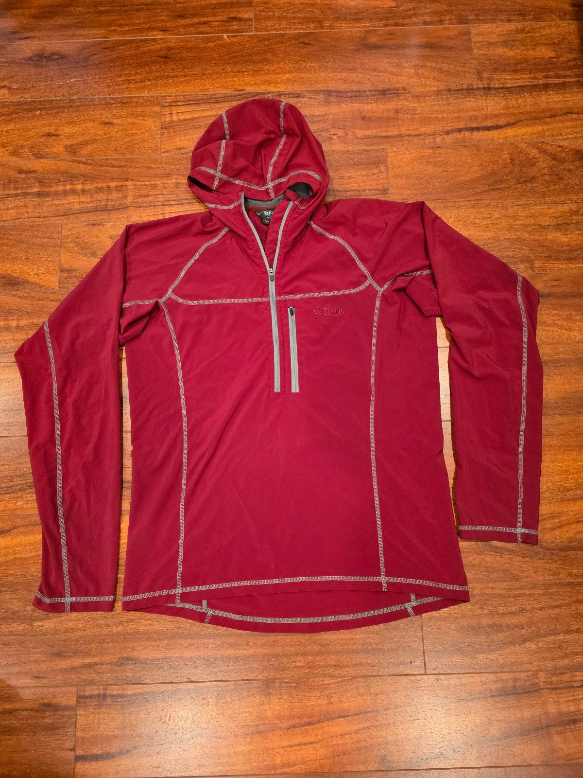 Rab Boreas Pull-on Hooded Men's Size M Red