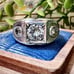 Vintage Signed Sterling Silver 925 Large Statement Ring Unique Textured Surface