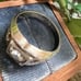 Vintage Signed Sterling Silver 925 Large Statement Ring Unique Textured Surface