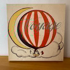 The Oliver Gal Artist Co Hot Air Ballon Voyage Print