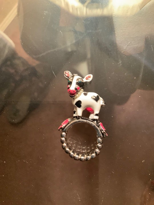 Betsey Johnson Cow Ring