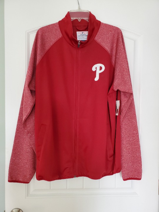 Philadelphia Phillies Men's Red Officially Licensed Jacket XL New w Tags