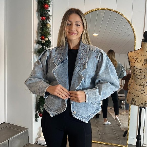 Isabel Marant light blue denim jacket Small