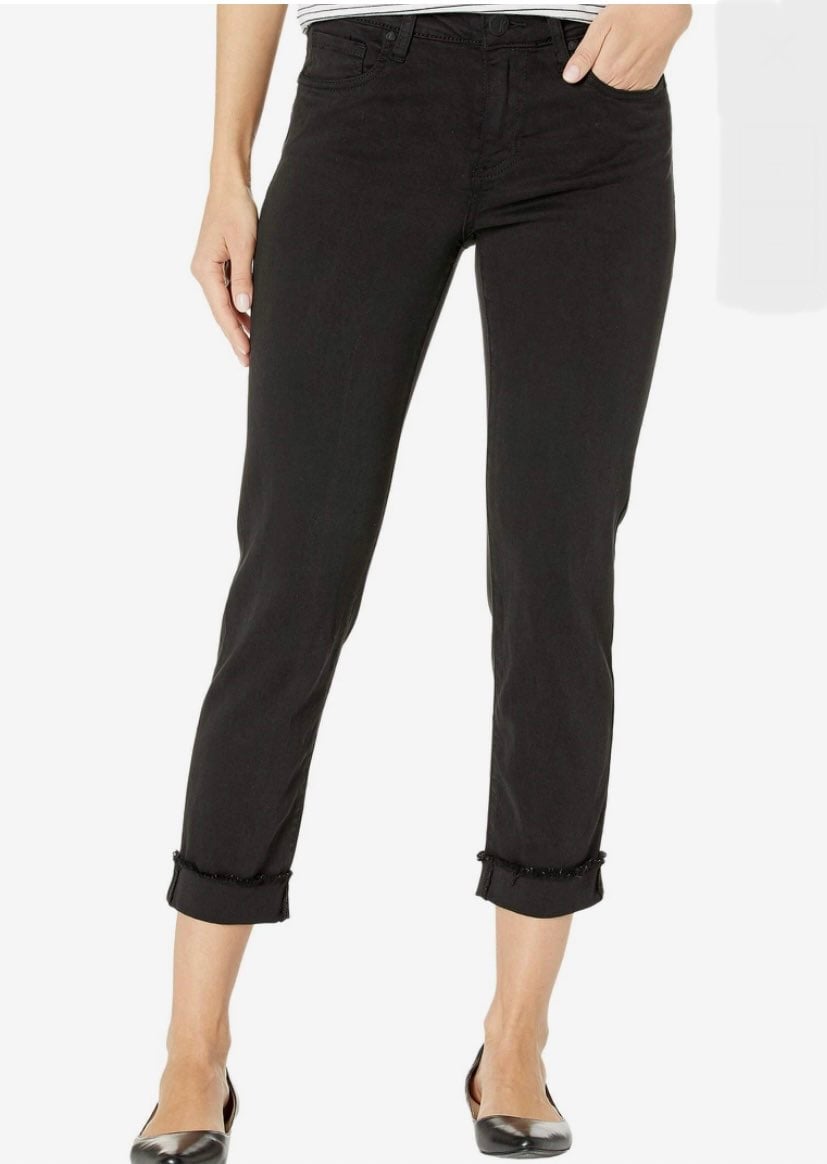 KUT Women's Size 4 Crop Black Jeans M710