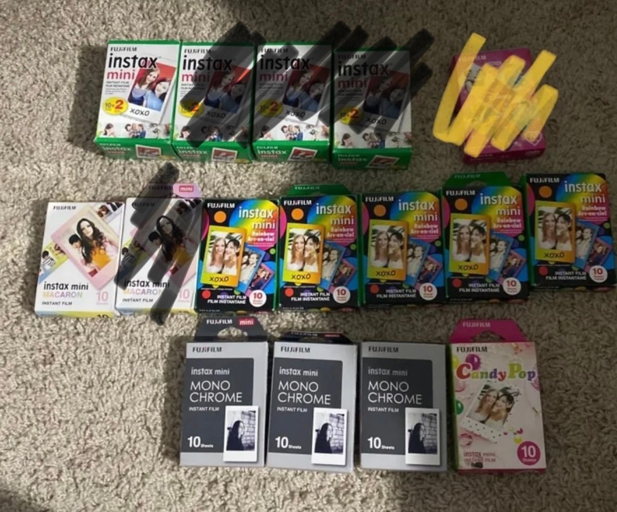 Fujifilm Instax Film 120 Sheets Lot