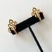 Vintage Trifari Gold Tone Faux Pearl Earrings