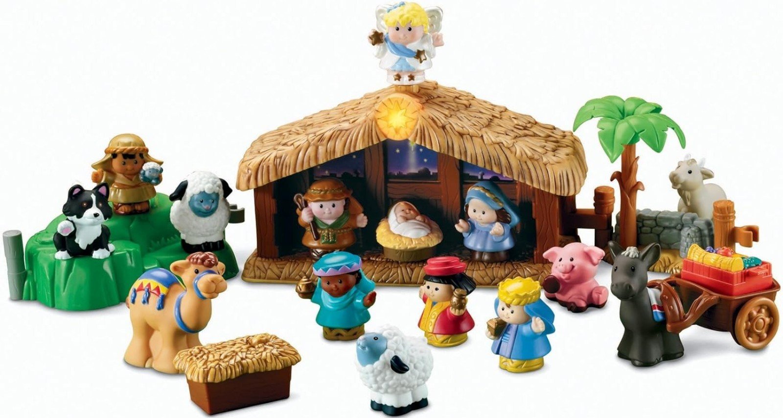 Fisher Price Little People CHRISTMAS NATIVITY STORY MUSICAL PLAYSET