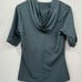 NIKE Woman's Golf Short Sleeve Hoodie Jacket Grey Blue Size XSmall