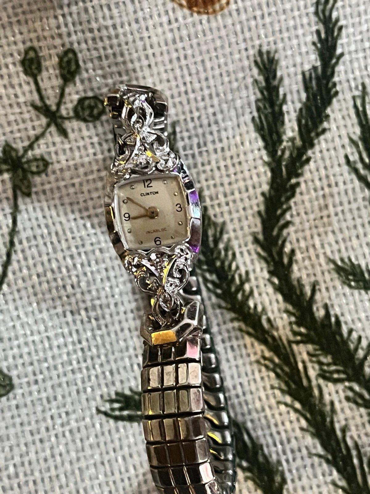 Vintage Diamond Clinton watch