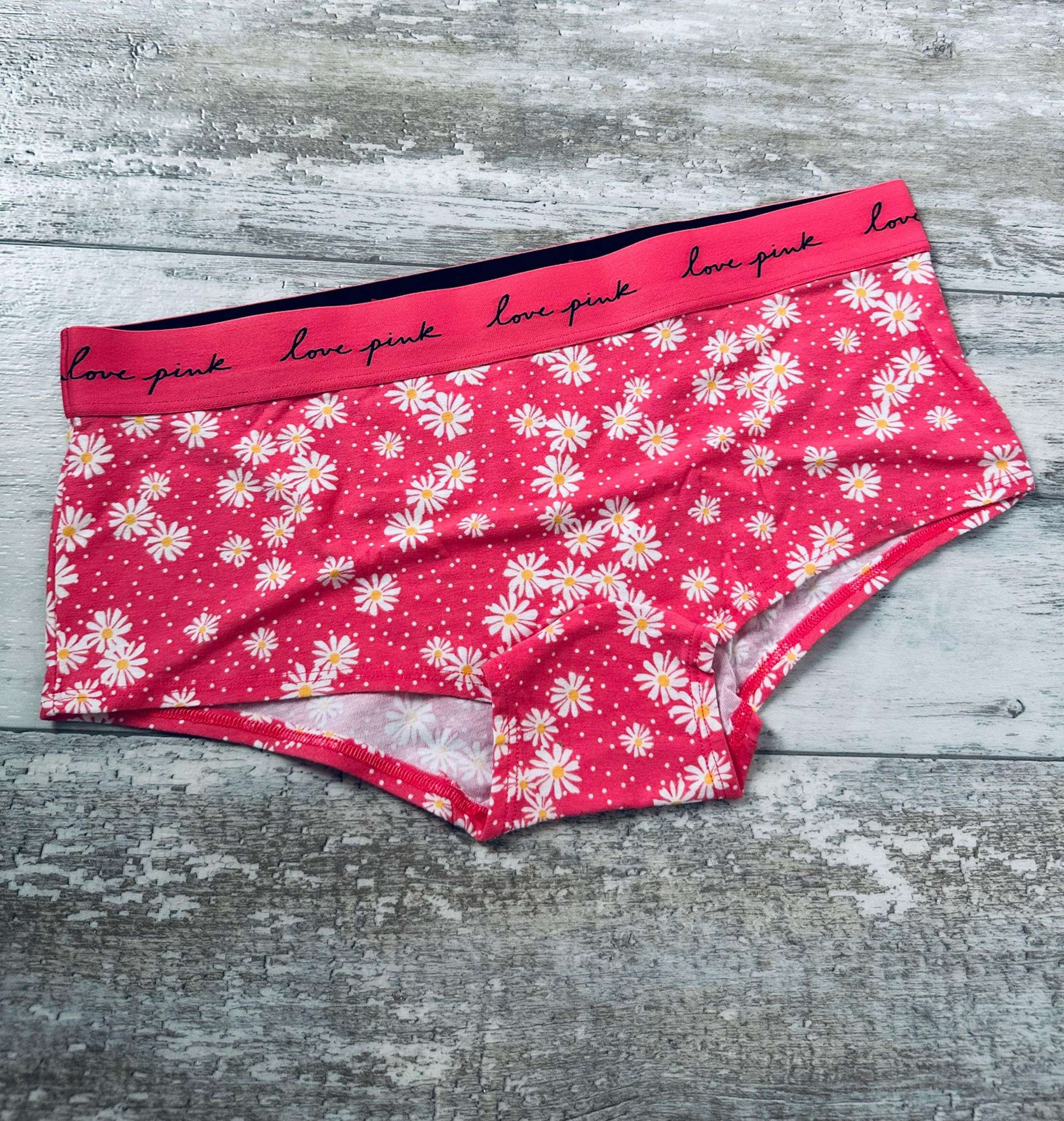 VS PINK daisy boyshorts