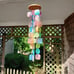 Rainbow Wind Chimes for Outside - Colorful Sea Glass