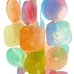 Rainbow Wind Chimes for Outside - Colorful Sea Glass