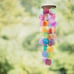 Rainbow Wind Chimes for Outside - Colorful Sea Glass