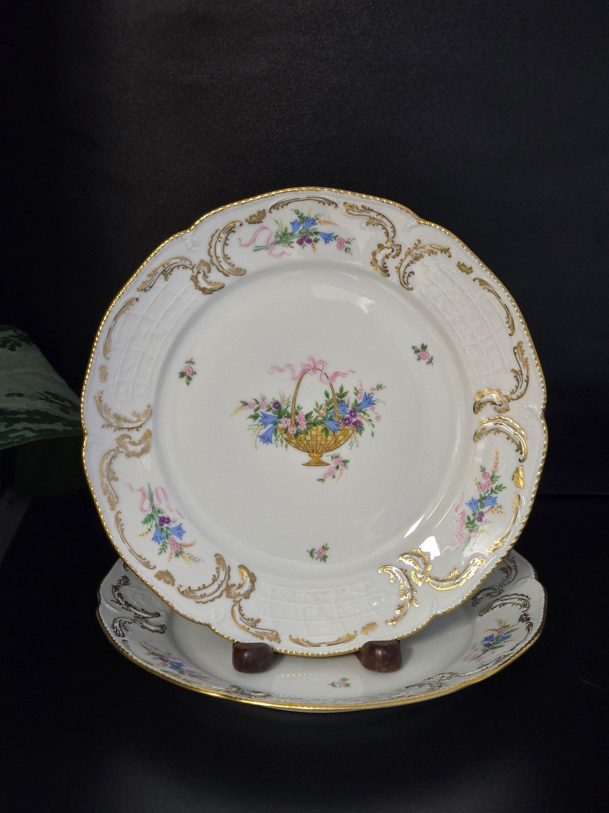 Rosenthal Sanssouci Rokoko Salad Plate Set of 2 Germany Circa 1940s