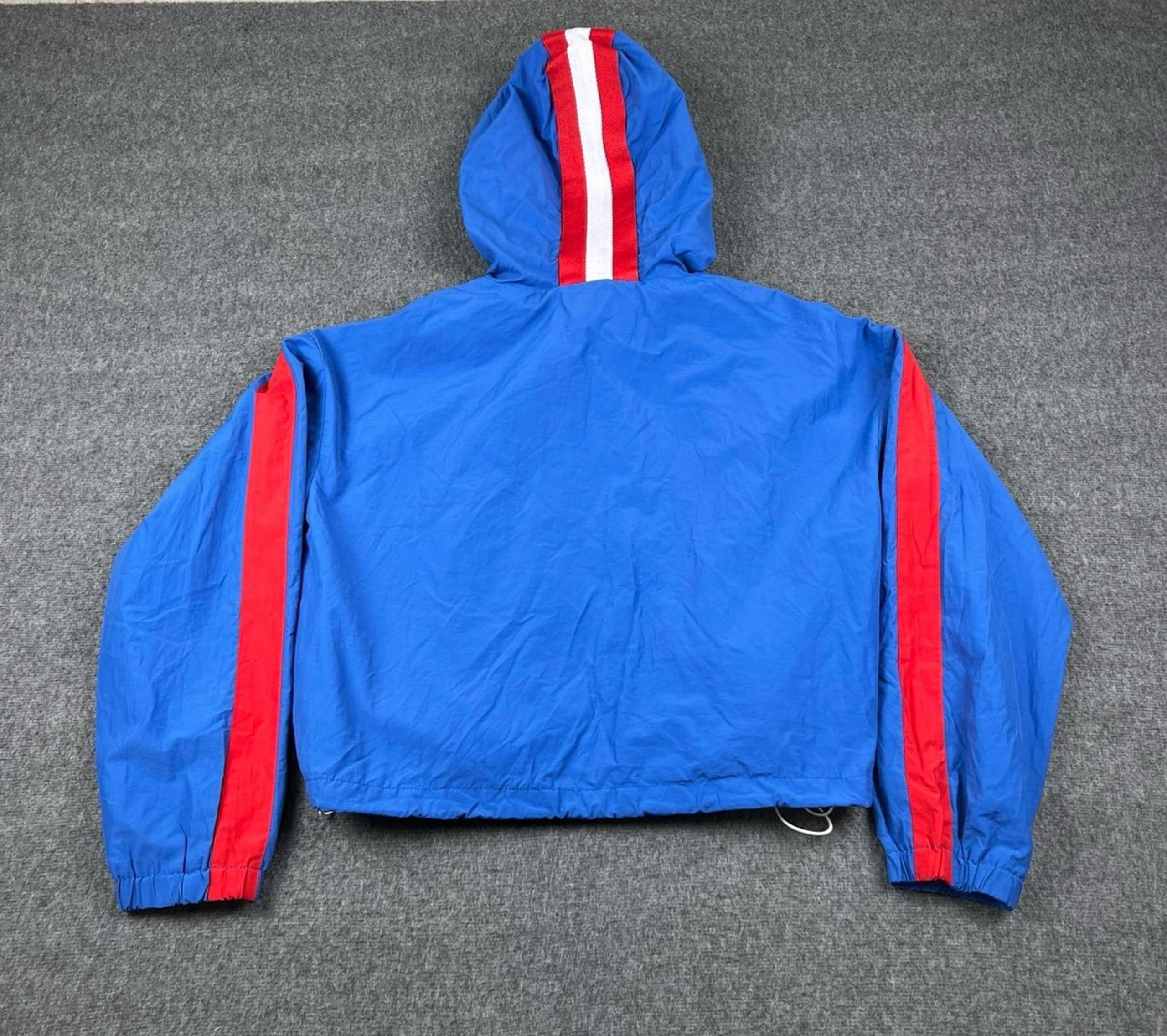 Forever 21 Retro Hooded Windbreaker Jacket Womens Sz Small