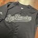 VTG San Francisco Giants Jersey Mens L Black White Sewn USA 90s Majestic Read