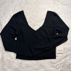 Lululemon Align Long Sleeve Women's Size 8 Black