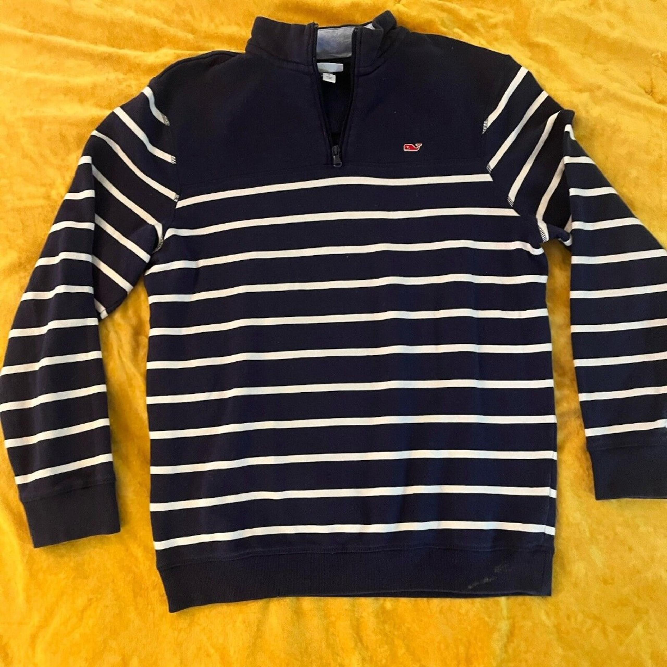 Vineyard Vines Target Sweater Women's Size Small Long Sleeve With Logo Striped