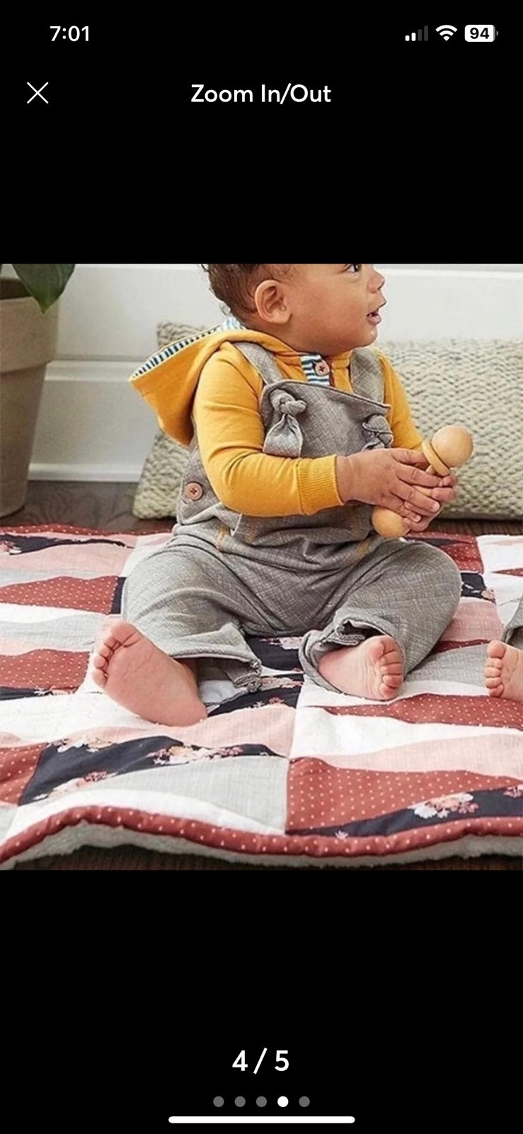 Matilda Jane Baby Bringing Home Blanket Quilt