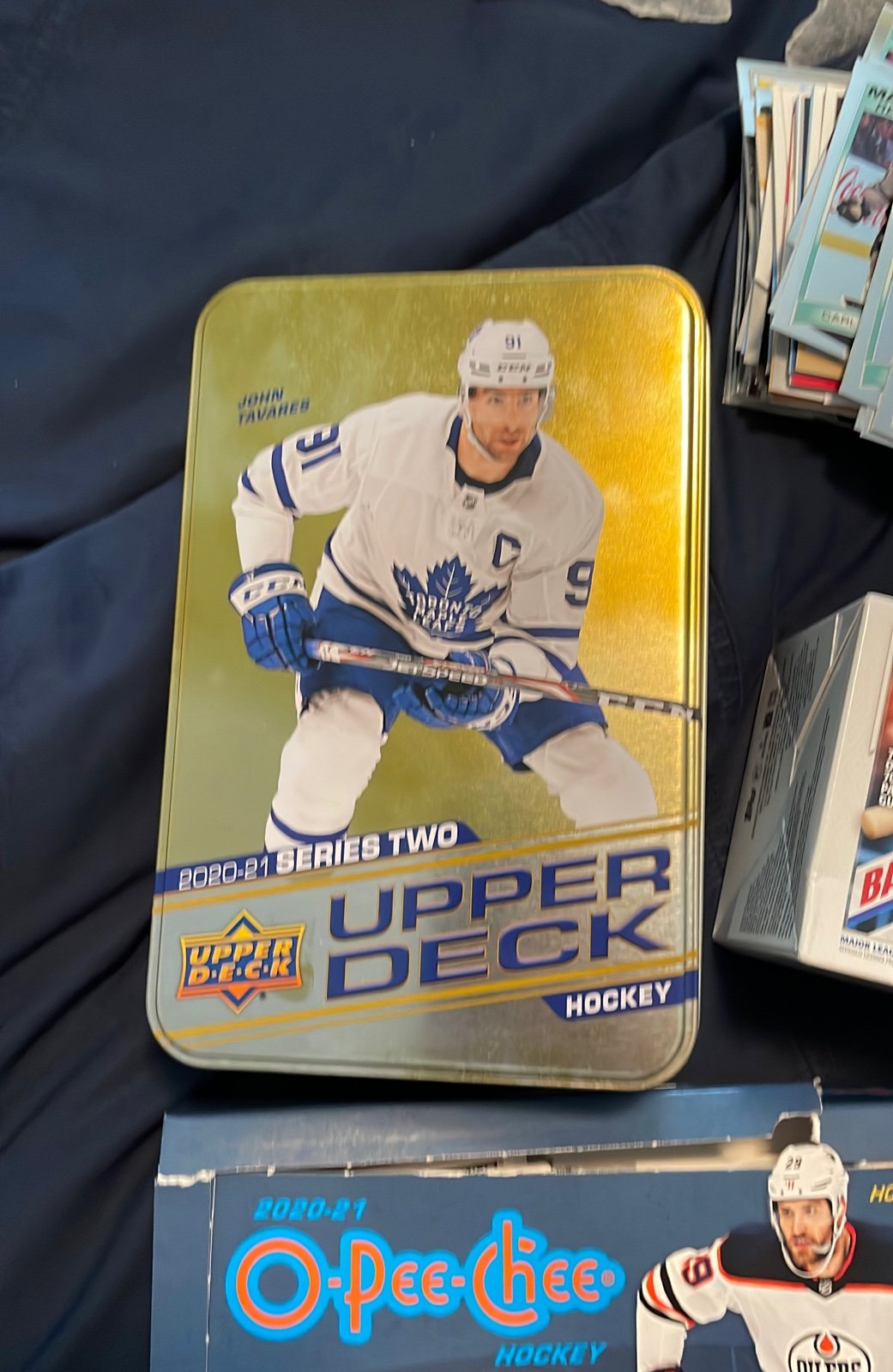Baseball and hockey cards