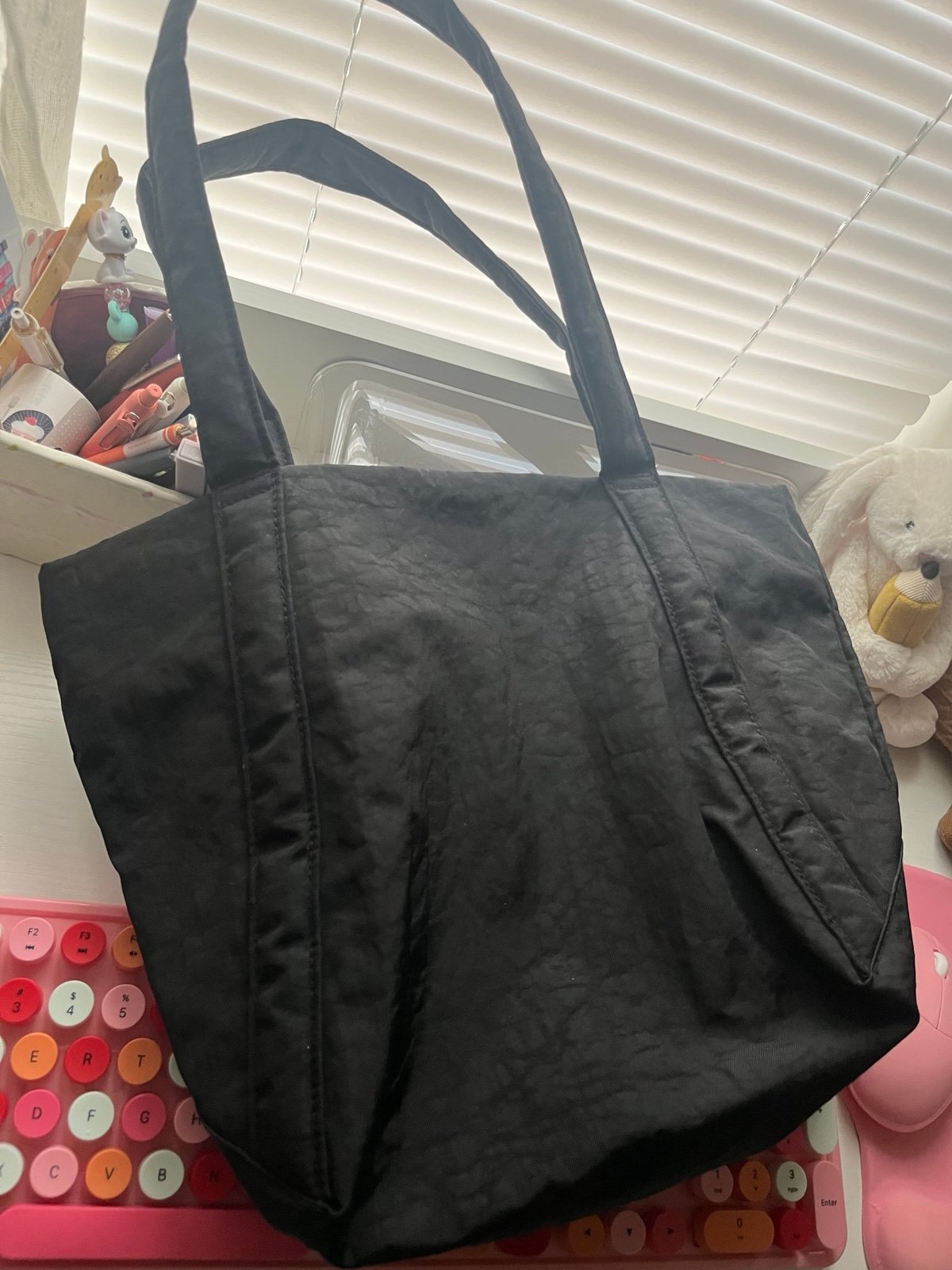 Baggu black mini cloud