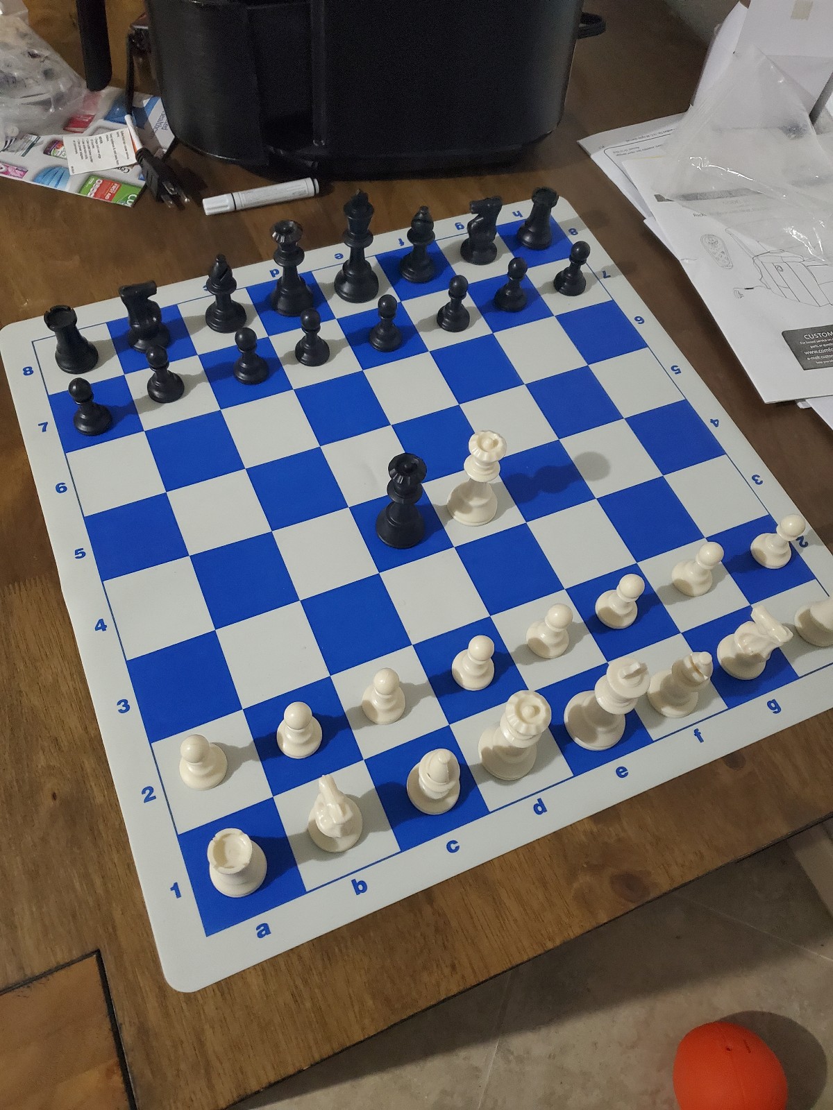 Chess game board