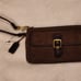 Like-New Vintage & Rare 90's Coach Suede Wristlet