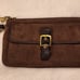 Like-New Vintage & Rare 90's Coach Suede Wristlet