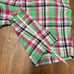 Footjoy FJ Mens Colorful Plaid Flat Front Golf Shorts Pink Green Size 38