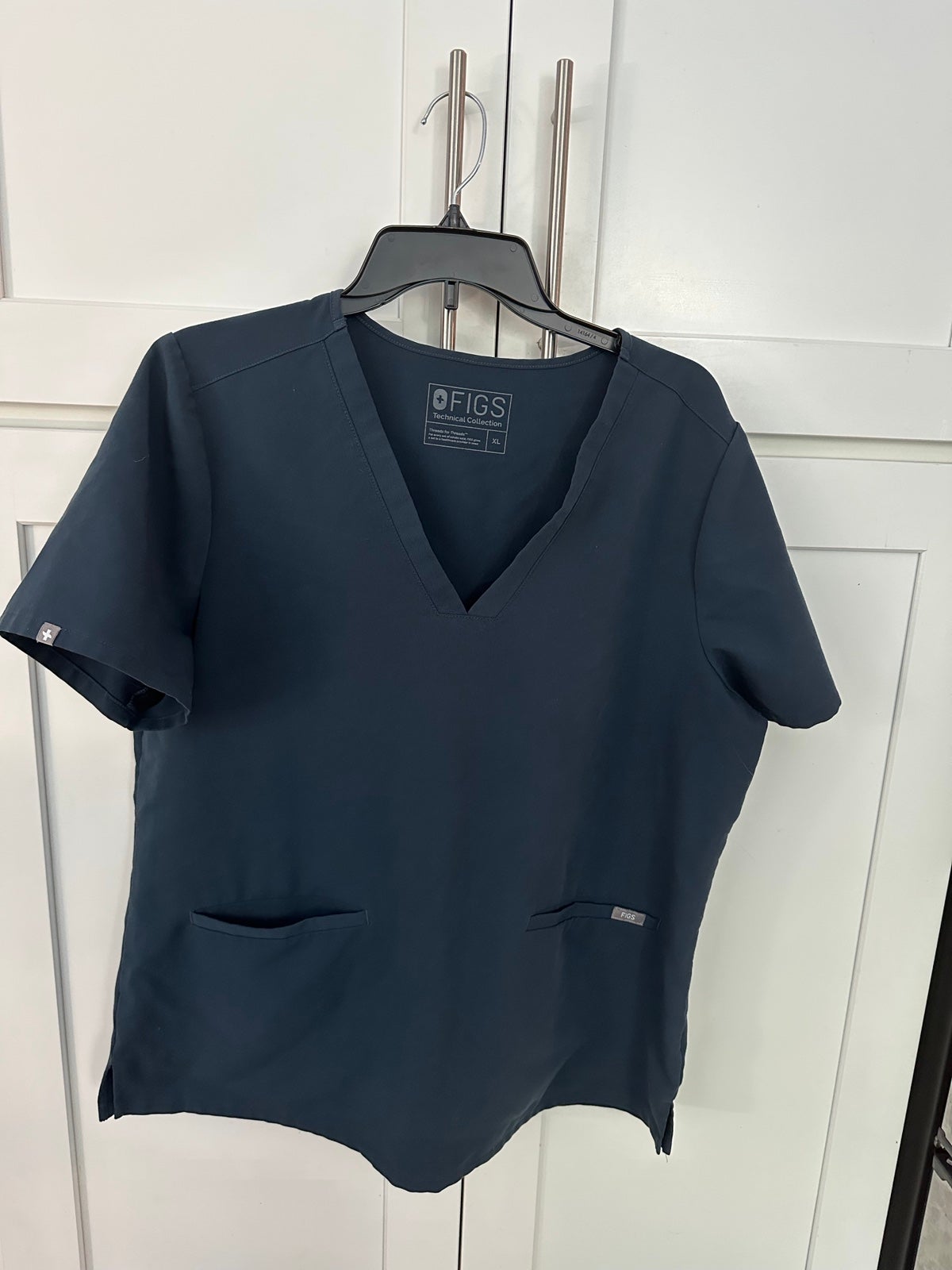 Figs Scrub Technical Collection Top XL Blue