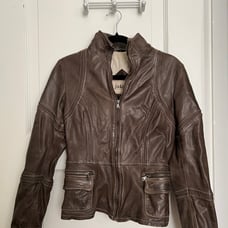 Brown Leather Genuine Leather Jacket