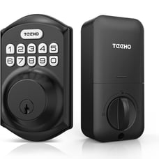 Keyless Entry Door Lock with Keypad - Smart Deadbolt Lock for Front Door w/keys