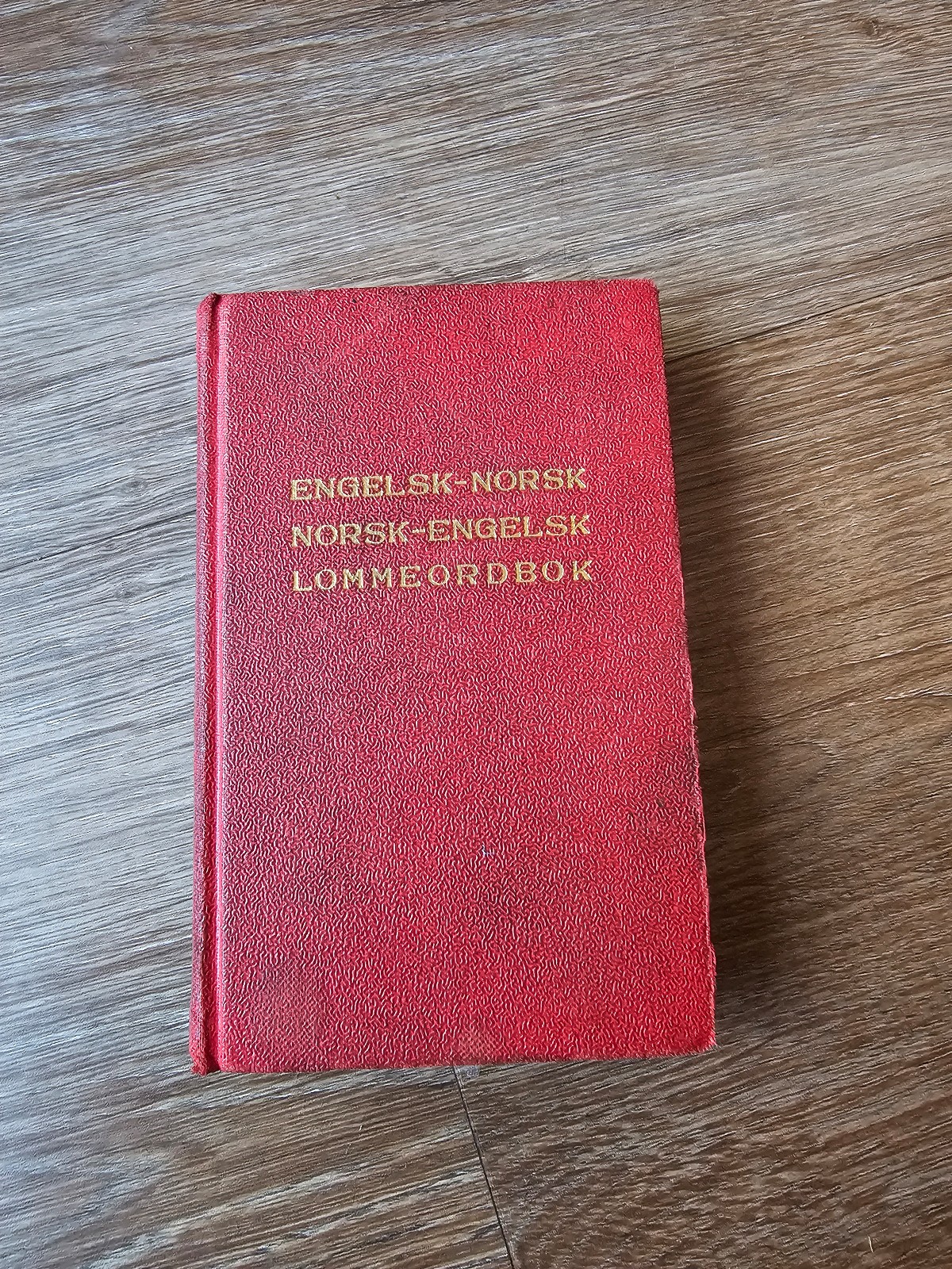 Vintage English-Norwegian/Norwegian-English pocket dictionary Grondahl & Sons
