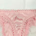For Love & Lemons Faye Pink Faye Lace Thong Panty