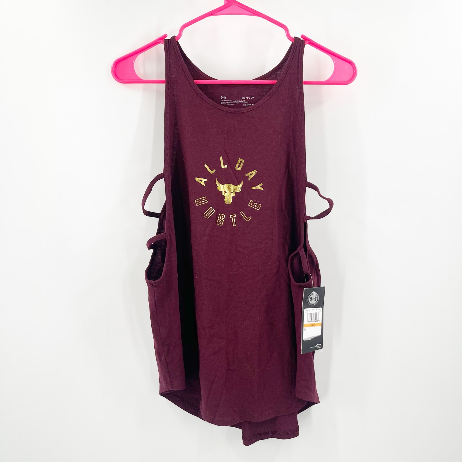 UNDER ARMOUR Project Rock Tank Size Small All Day Hustle NWT Women's Athletic