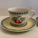 Villeroy & Boch French Garden breakfast cups & Saucers (2)