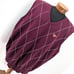 NWOT! VESI SPORTSWEAR! CLASSIC ARGYLE VIRGINIA TECH BURGUNDY/CREAM VEST! SZ XL