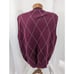 NWOT! VESI SPORTSWEAR! CLASSIC ARGYLE VIRGINIA TECH BURGUNDY/CREAM VEST! SZ XL