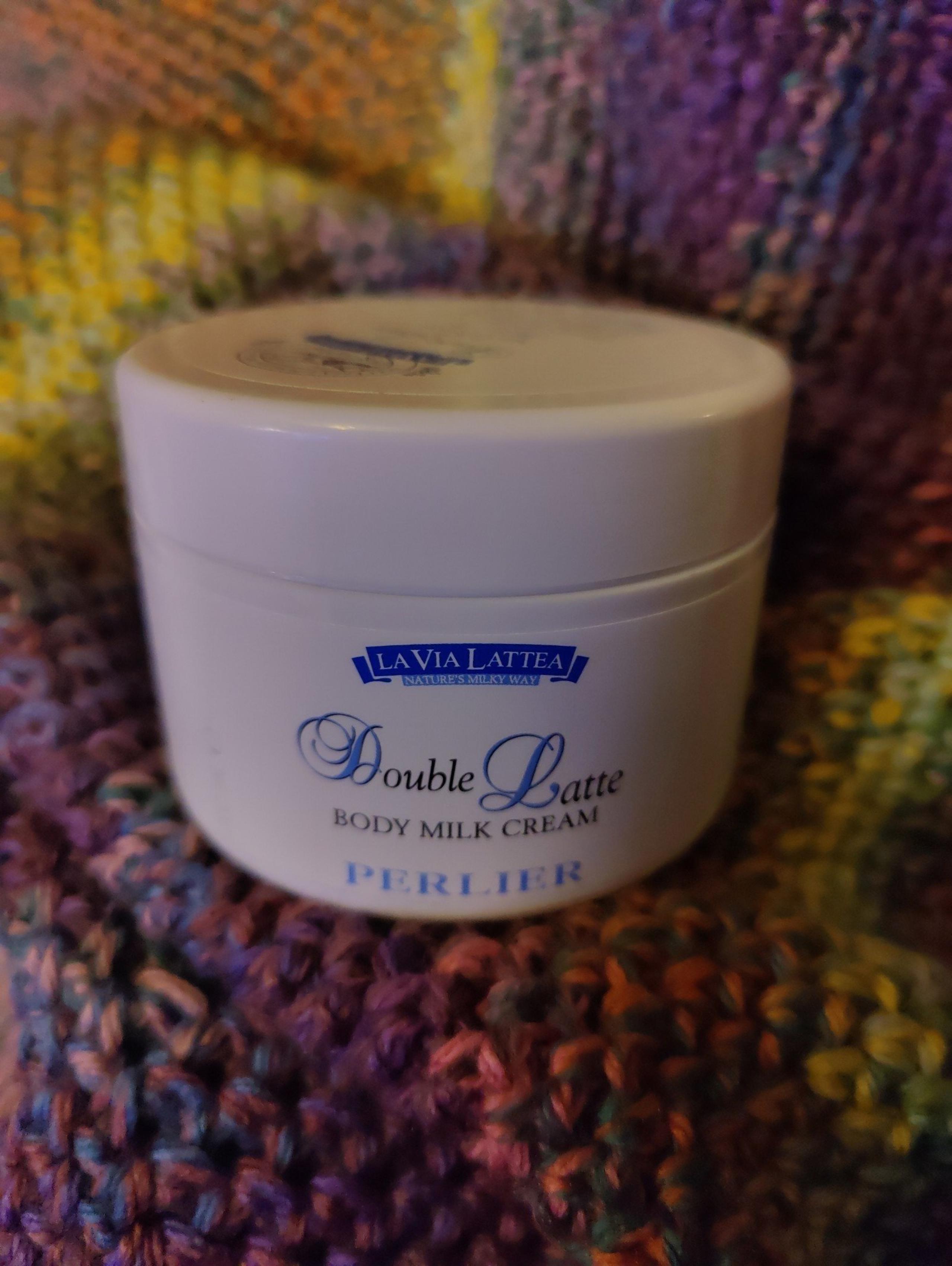 Perlier double latte body milk cream