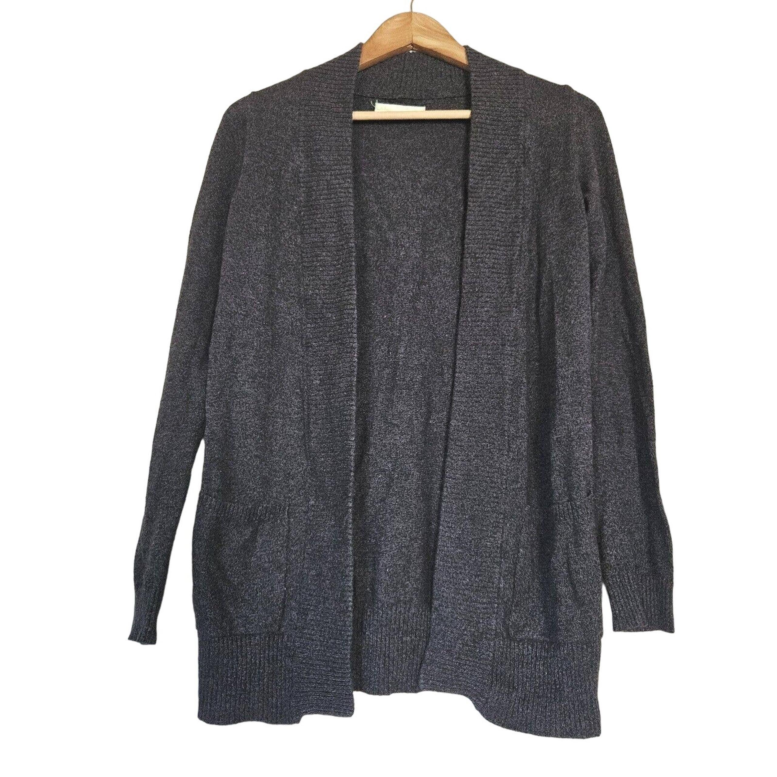 Staring At Stars Anthro Womens Open Front Knit Cardigan Size M Pockets
