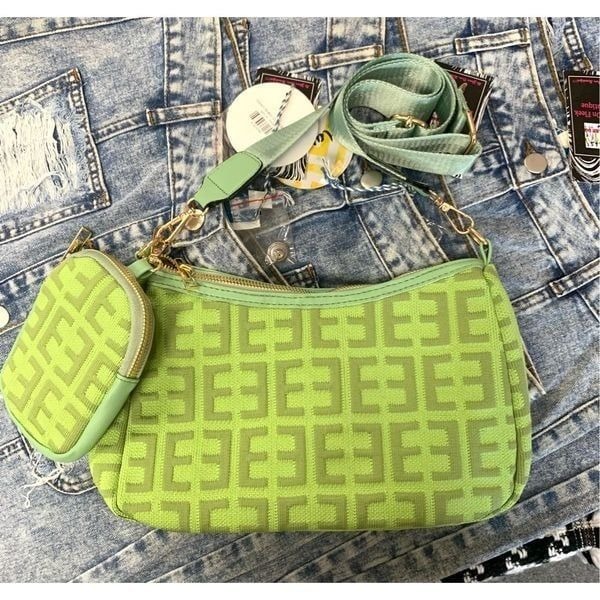 Monogrammed 2 Piece Crossbody Bag