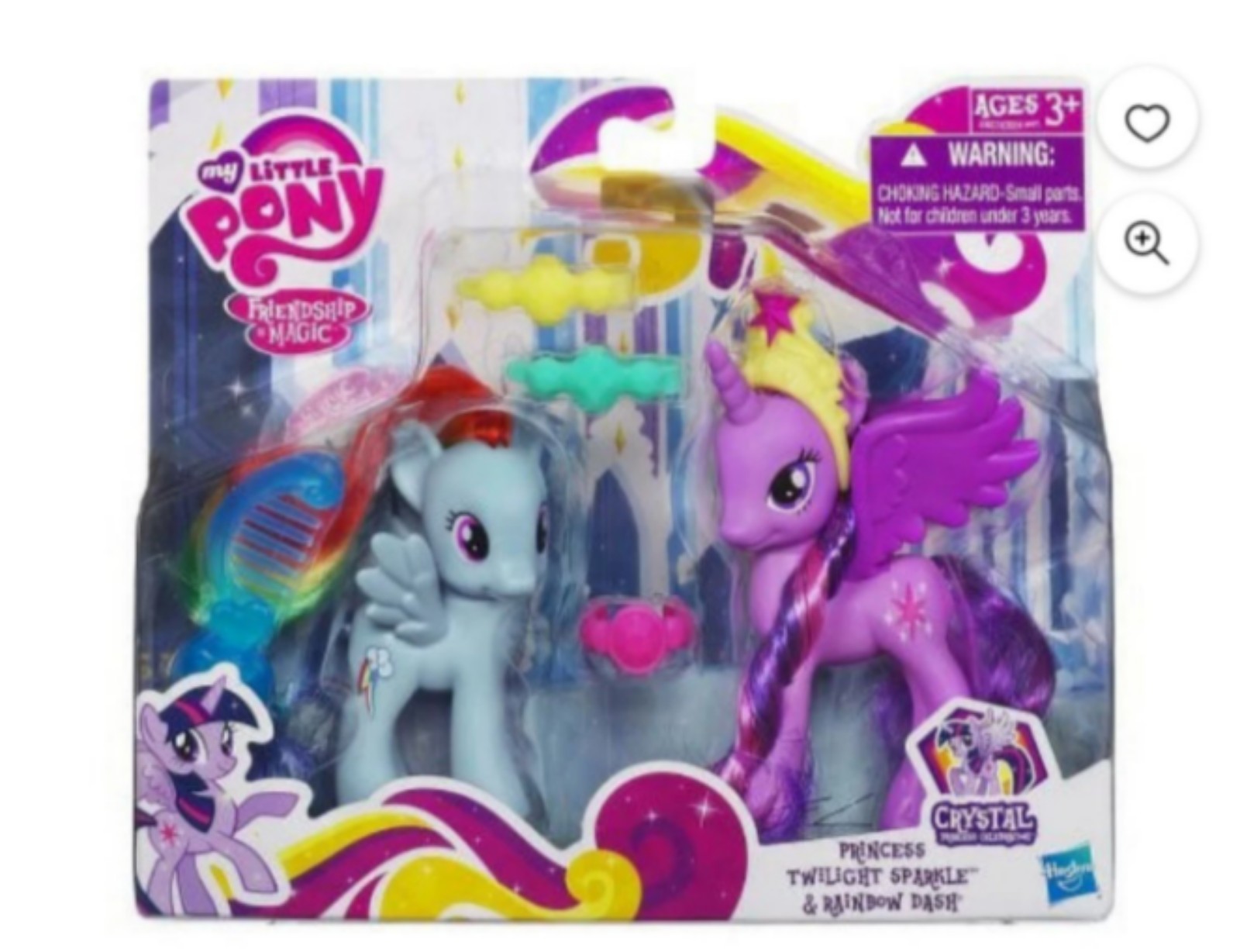 My Little Pony Brushable Princess Twilight Sparkle & Rainbow Dash