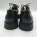 Bass QM10 Chunky Brown Men's size 11.5M Oxford Lace Up Leather Shoes Italy