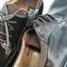 Bass QM10 Chunky Brown Men's size 11.5M Oxford Lace Up Leather Shoes Italy