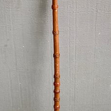 Vintage Braided Woven British Leather Equestrian Horse Riding Crop